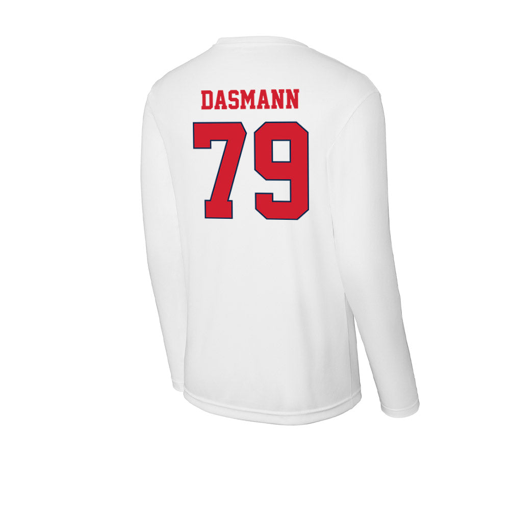Fresno State - NCAA Football : Ethan Dasmann - Activewear Long Sleeve T-Shirt-1