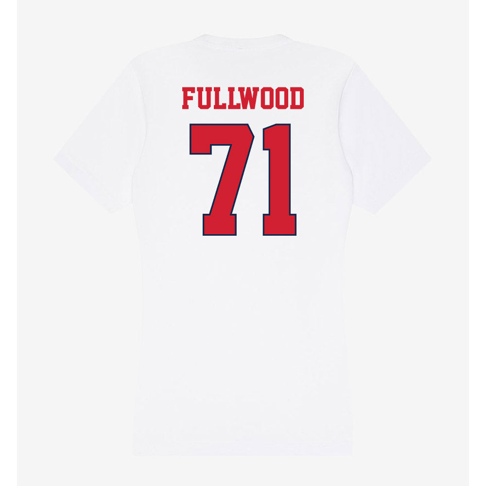 Fresno State - NCAA Football : Rolan Fullwood - Women's V-Neck T-Shirt-1