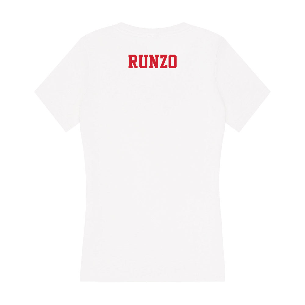 Fresno State - NCAA Equestrian : Adrianna Runzo - Women's V-Neck T-Shirt-1
