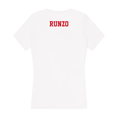 Fresno State - NCAA Equestrian : Adrianna Runzo - Women's V-Neck T-Shirt-1