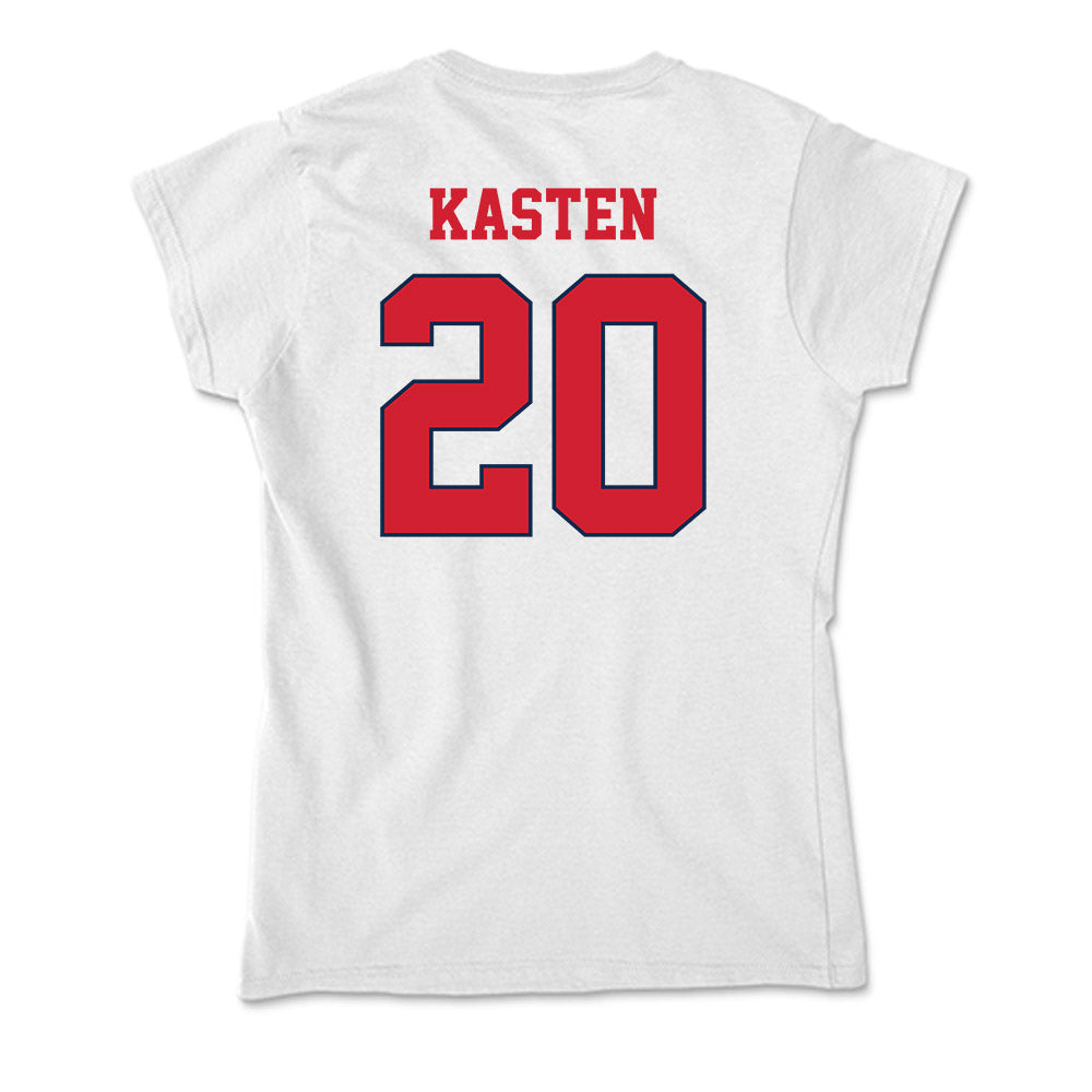 Fresno State - NCAA Baseball : John Kasten - Soft Style Women’s T-Shirt-1