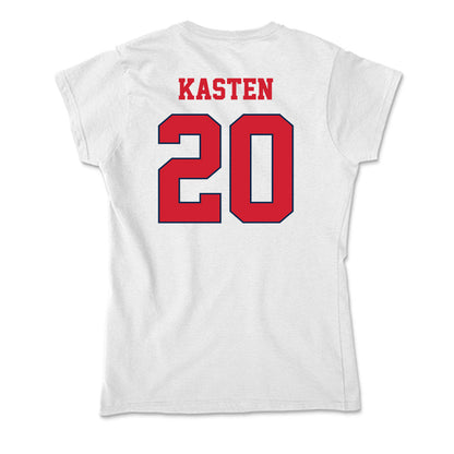 Fresno State - NCAA Baseball : John Kasten - Soft Style Women’s T-Shirt-1