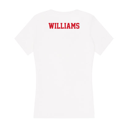 Fresno State - NCAA Men's Cross Country : Elijah Williams - Women's V-Neck T-Shirt-1