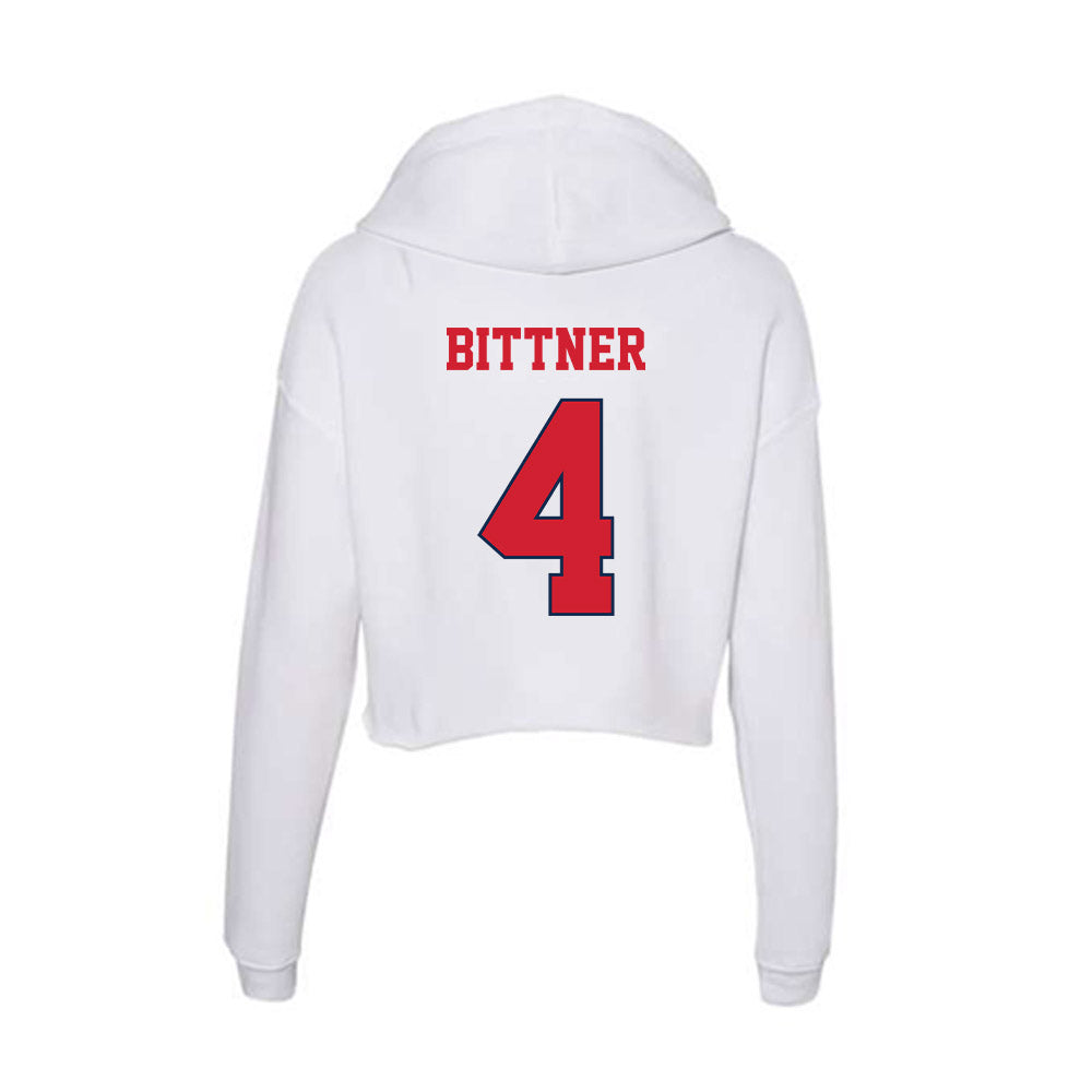 Fresno State - NCAA Baseball : Kyler Bittner - Women's Crop Fleece Hoodie-1