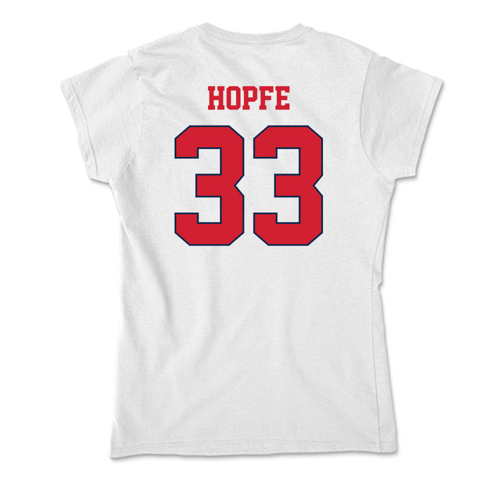 Fresno State - NCAA Baseball : Tommy Hopfe - Soft Style Women’s T-Shirt-1