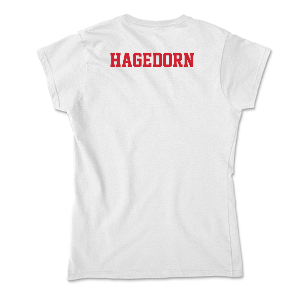 Fresno State - NCAA Men's Track & Field : Joziah Hagedorn - Soft Style Women’s T-Shirt-1