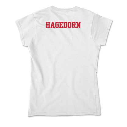 Fresno State - NCAA Men's Track & Field : Joziah Hagedorn - Soft Style Women’s T-Shirt-1