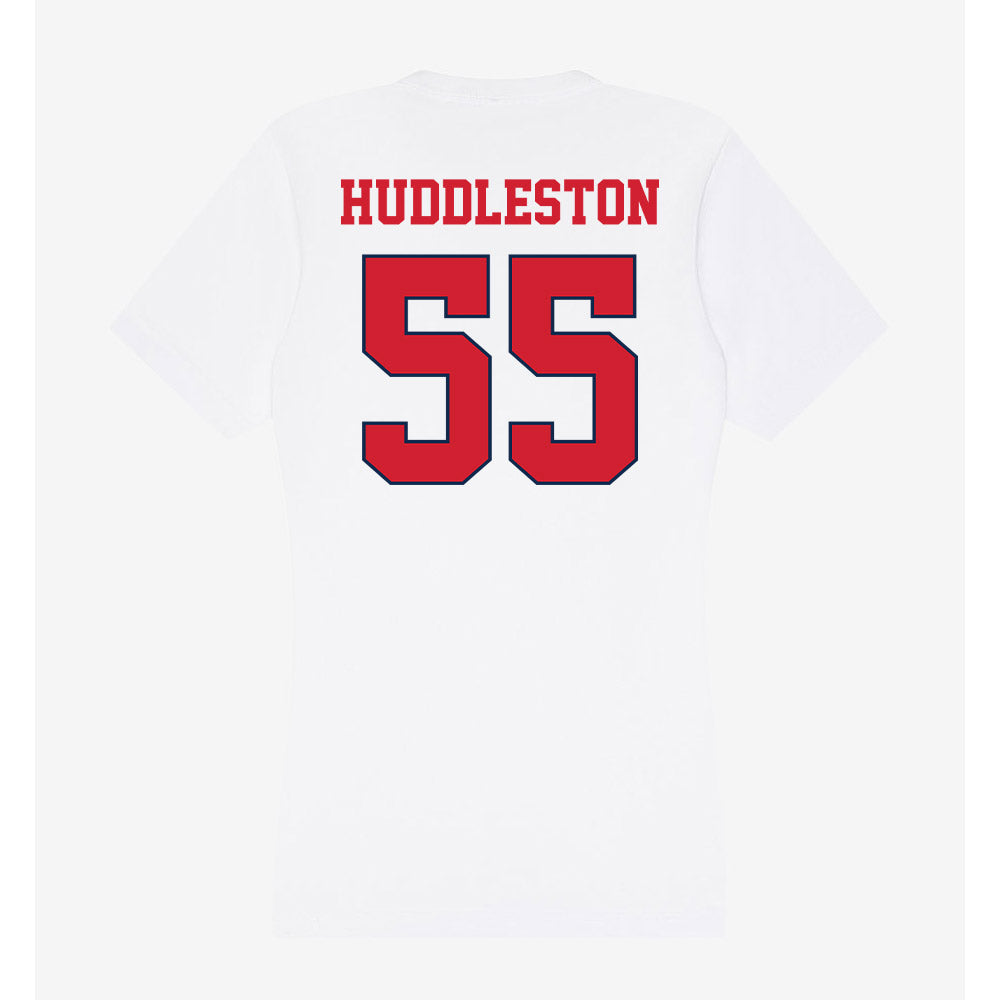 Fresno State - NCAA Football : Brendan Huddleston - Women's V-Neck T-Shirt-1