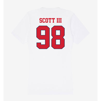 Fresno State - NCAA Football : Steven Scott III - Women's V-Neck T-Shirt-1