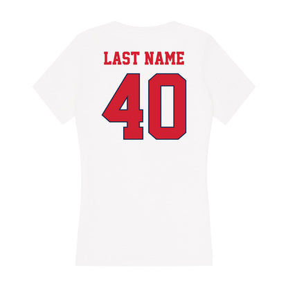 Fresno State - NCAA Baseball : Cayden Munster - Women's V-Neck T-Shirt-1