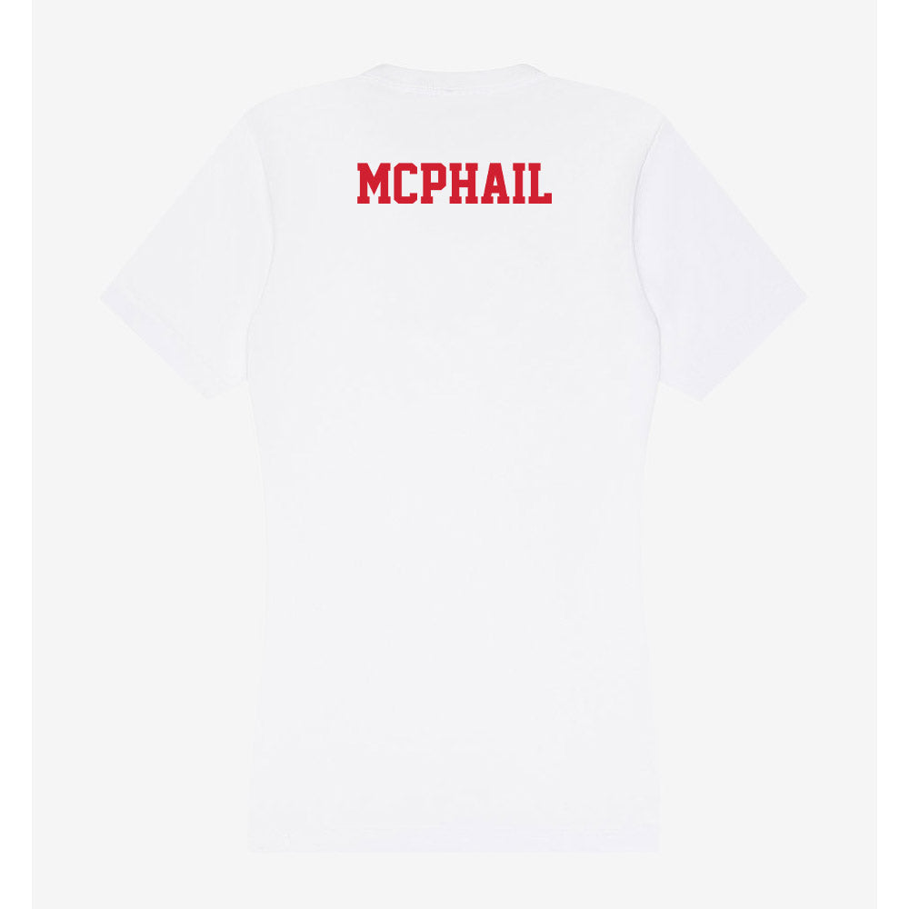 Fresno State - NCAA Women's Swimming & Diving : Presley McPhail - Women's V-Neck T-Shirt-1