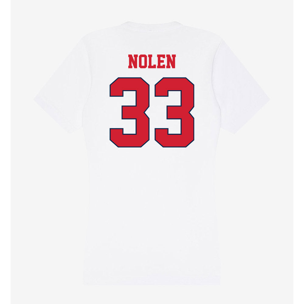 Fresno State - NCAA Baseball : Marcus Nolen - Women's V-Neck T-Shirt-1