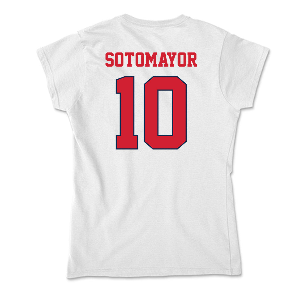 Fresno State - NCAA Baseball : Griffen Sotomayor - Soft Style Women’s T-Shirt-1