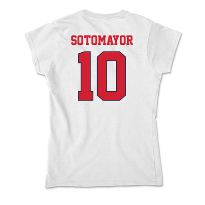 Fresno State - NCAA Baseball : Griffen Sotomayor - Soft Style Women’s T-Shirt-1