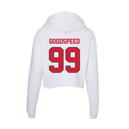 Fresno State - NCAA Football : Logan Goodspeed - Women's Crop Fleece Hooded Sweatshirt-1
