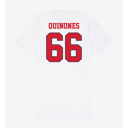 Fresno State - NCAA Football : Gino Quinones - Women's V-Neck T-Shirt-1