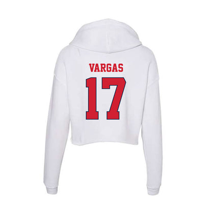 Fresno State - NCAA Softball : Gizella Vargas - Women's Crop Fleece Hoodie-1
