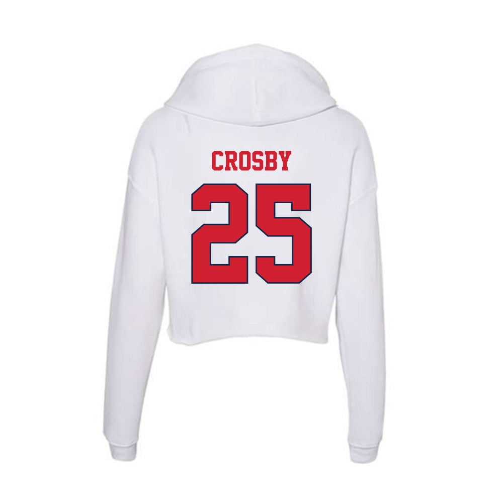 Fresno State - NCAA Softball : Jayda Crosby - Women's Crop Fleece Hoodie-1