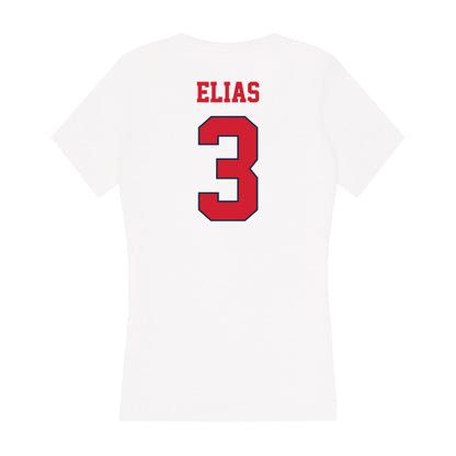 Fresno State - NCAA Softball : Natalie Elias - Women's V-Neck T-Shirt-1