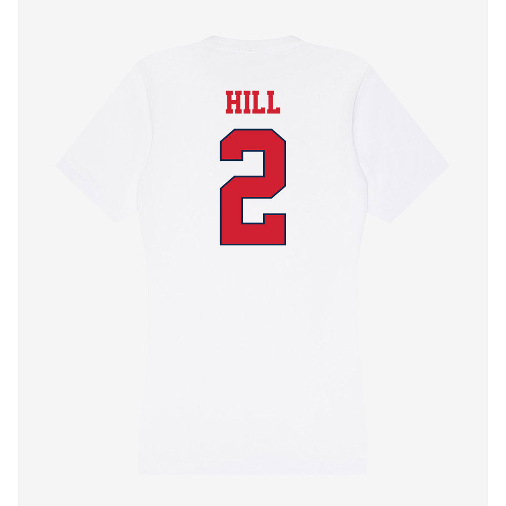Fresno State - NCAA Softball : Olivia Hill - Women's V-Neck T-Shirt-1