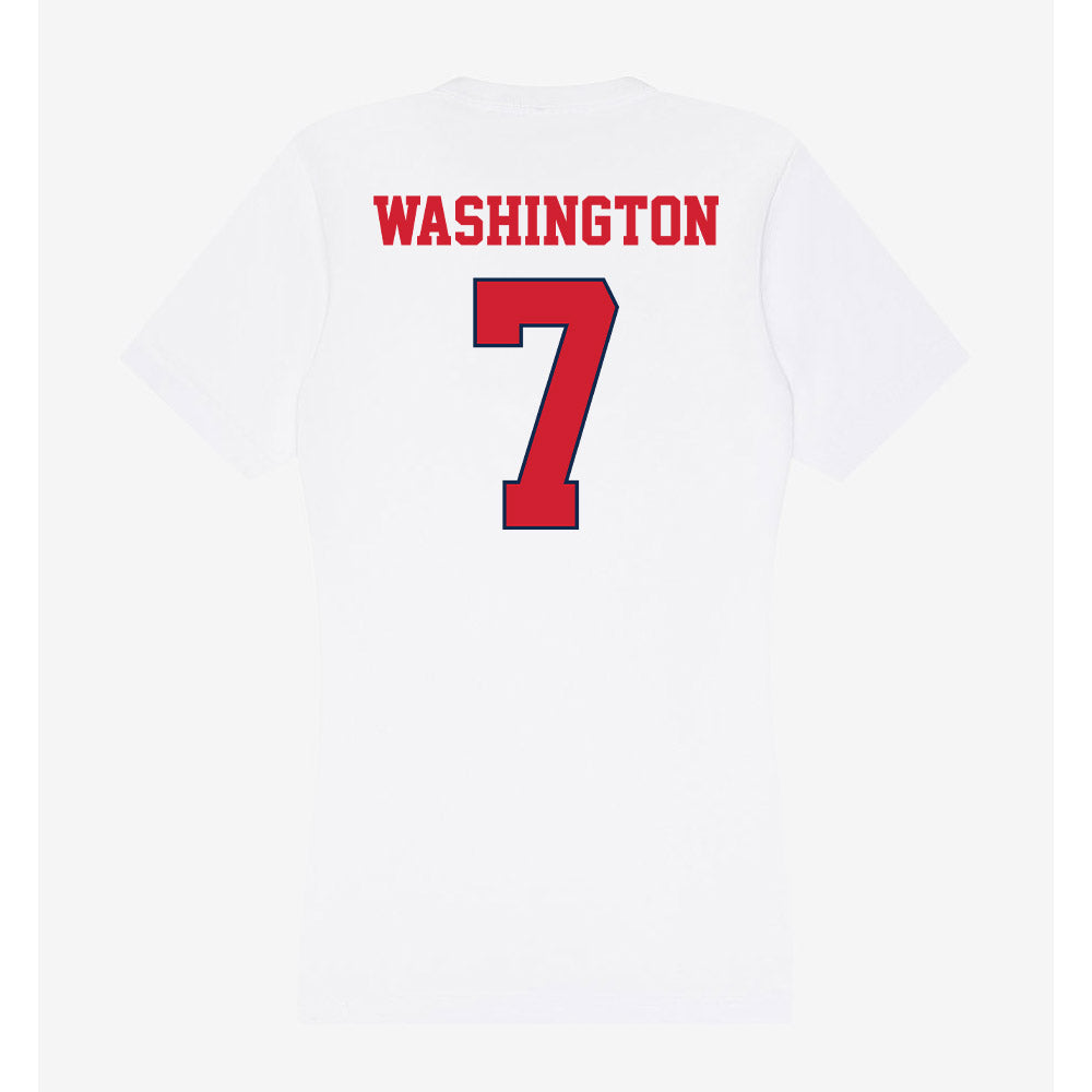 Fresno State - NCAA Women's Volleyball : Brooklyn Washington - Women's V-Neck T-Shirt-1