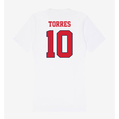 Fresno State - NCAA Women's Soccer : Daisy Torres - Women's V-Neck T-Shirt-1