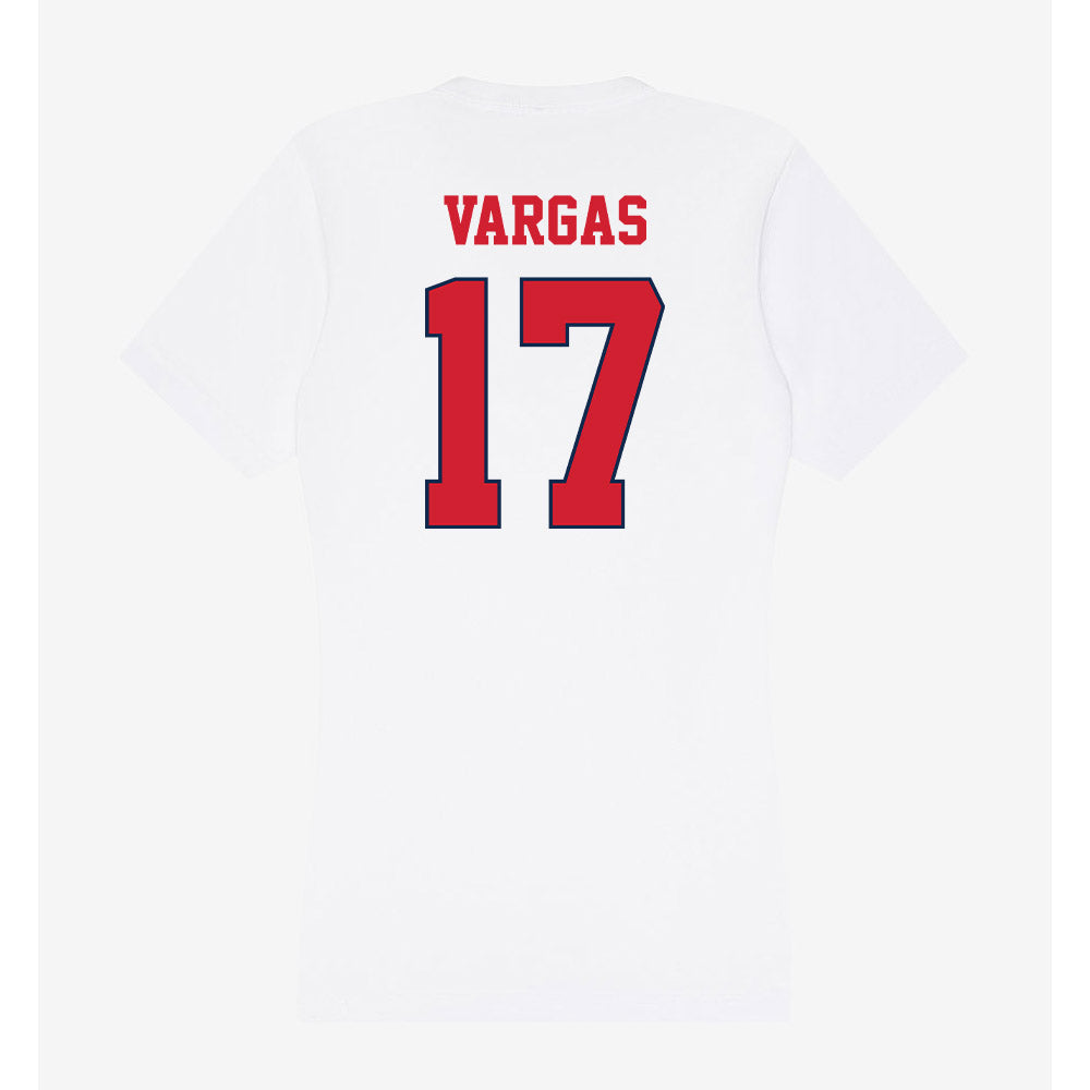 Fresno State - NCAA Softball : Gizella Vargas - Women's V-Neck T-Shirt-1