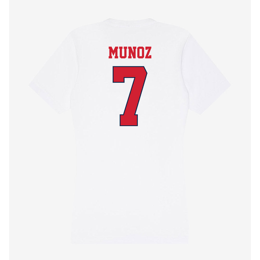Fresno State - NCAA Baseball : Ayden Munoz - Women's V-Neck T-Shirt-1