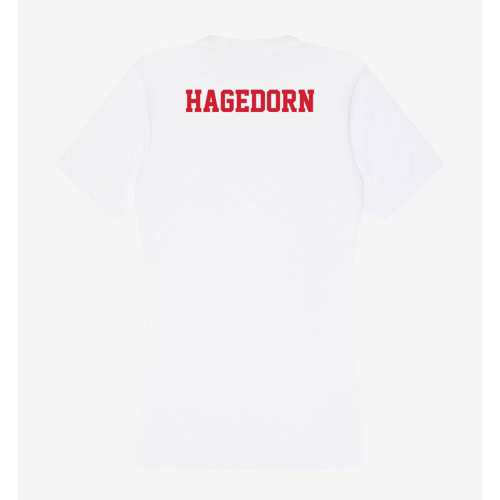 Fresno State - NCAA Men's Track & Field : Joziah Hagedorn - Women's V-Neck T-Shirt-1