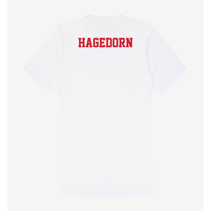 Fresno State - NCAA Men's Track & Field : Joziah Hagedorn - Women's V-Neck T-Shirt-1