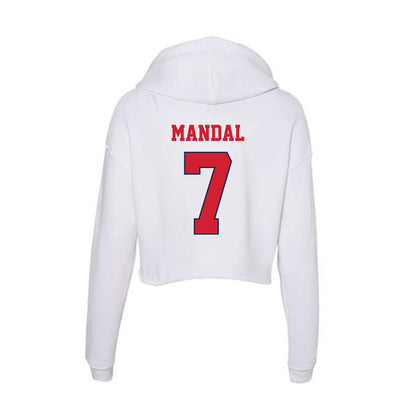 Fresno State - NCAA Football : Jayden Mandal - Women's Crop Fleece Hoodie-1