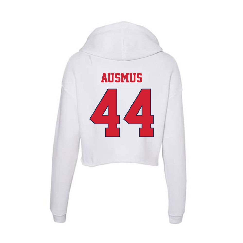 Fresno State - NCAA Football : Bo Ausmus Ausmus - Women's Crop Fleece Hooded Sweatshirt-1