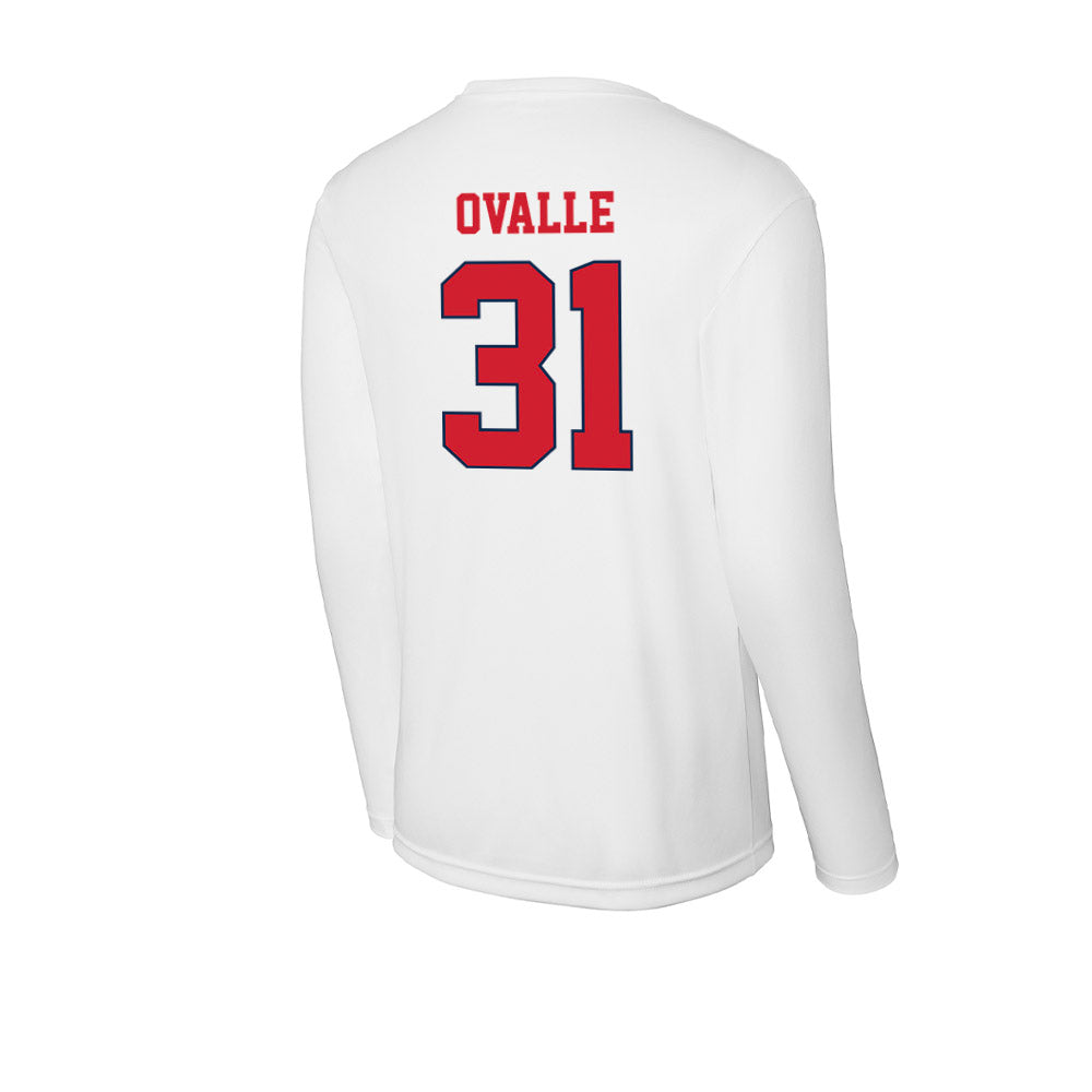 Fresno State - NCAA Baseball : Barclay Ovalle - Activewear Long Sleeve T-Shirt-1
