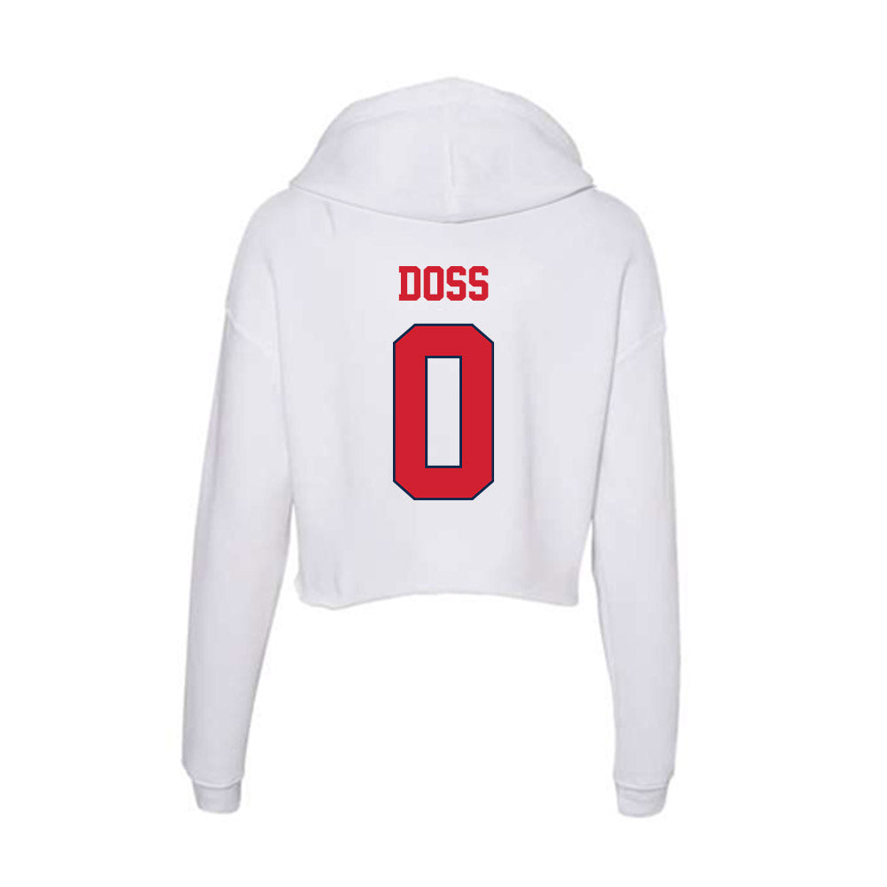 Fresno State - Dance Team : Daphne Doss - Women's Crop Fleece Hoodie-1