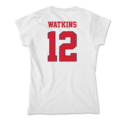Fresno State - NCAA Women's Basketball : Avery Watkins - Soft Style Women’s T-Shirt-1