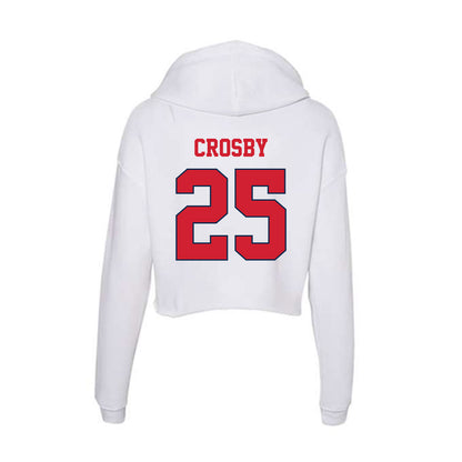 Fresno State - NCAA Softball : Jayda Crosby - Women's Crop Fleece Hoodie-1