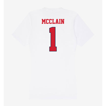 Fresno State - NCAA Football : Jahlil McClain - Women's V-Neck T-Shirt-1