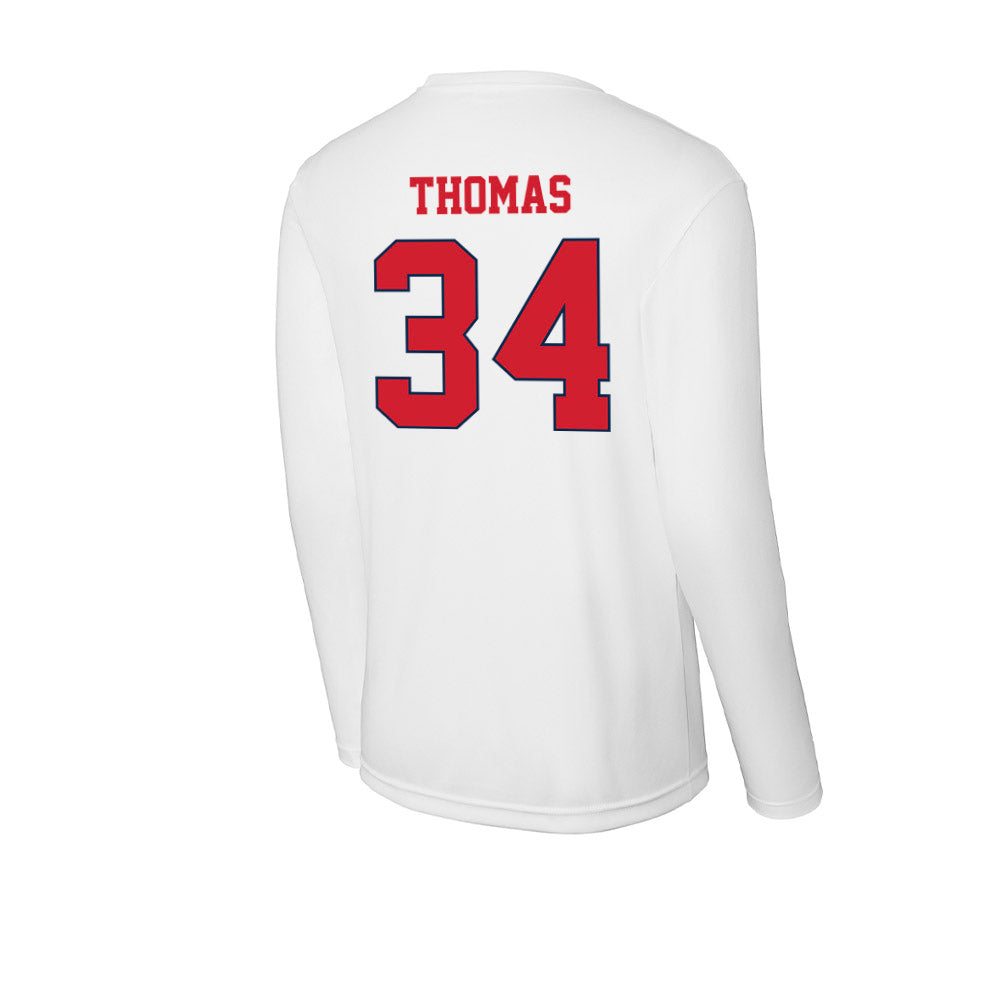 Fresno State - NCAA Baseball : Brandon Thomas - Activewear Long Sleeve T-Shirt-1