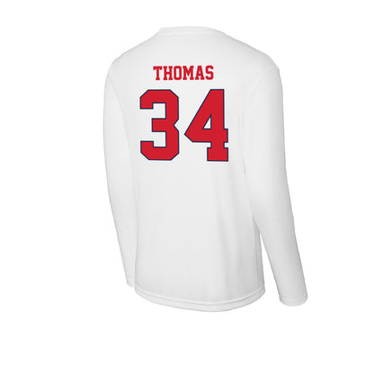 Fresno State - NCAA Baseball : Brandon Thomas - Activewear Long Sleeve T-Shirt-1
