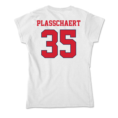 Fresno State - NCAA Baseball : Zach Plasschaert - Soft Style Women’s T-Shirt-1