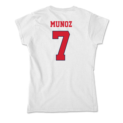 Fresno State - NCAA Baseball : Ayden Munoz - Soft Style Women’s T-Shirt-1
