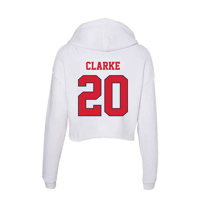 Fresno State - NCAA Women's Basketball : Indiya Clarke - Women's Crop Fleece Hoodie-1