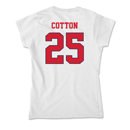 Fresno State - NCAA Football : Keynan Cotton - Soft Style Women’s T-Shirt-1