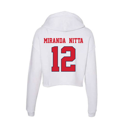 Fresno State - NCAA Softball : Kealani Miranda - Nitta - Women's Crop Fleece Hoodie-1