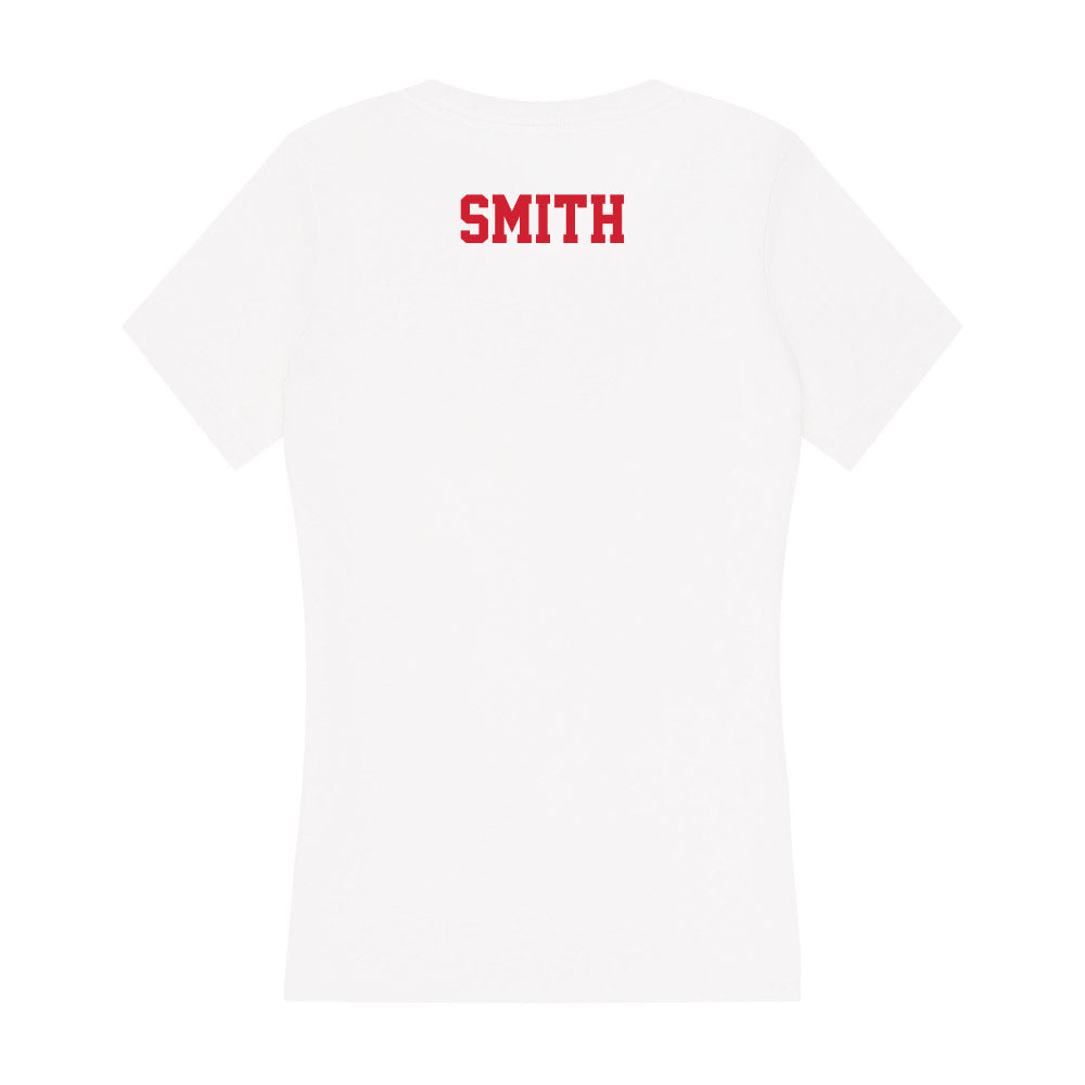 Fresno State - NCAA Cheerleading : Haley Smith - Women's V-Neck T-Shirt-1