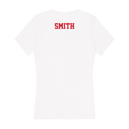 Fresno State - NCAA Cheerleading : Haley Smith - Women's V-Neck T-Shirt-1