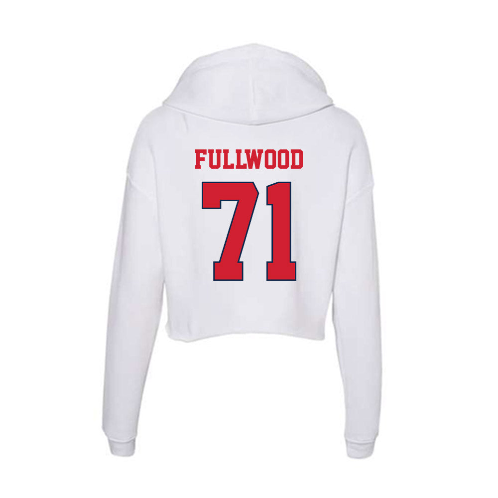 Fresno State - NCAA Football : Rolan Fullwood - Women's Crop Fleece Hoodie-1