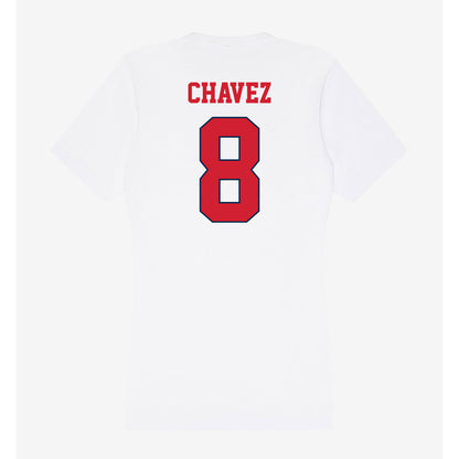 Fresno State - NCAA Women's Basketball : Morelia Chavez - Women's V-Neck T-Shirt-1