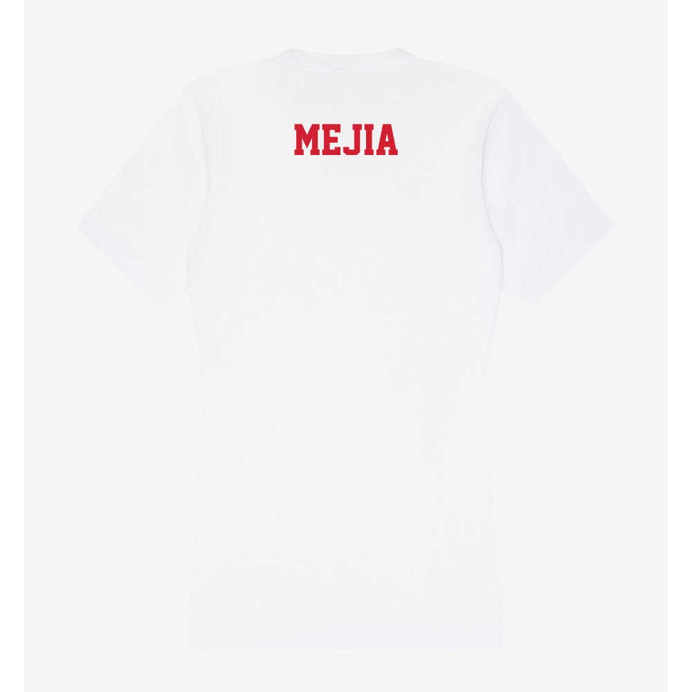 Fresno State - NCAA Equestrian : Meagan Mejia - Women's V-Neck T-Shirt-1