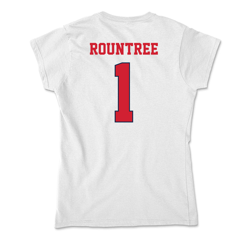 Fresno State - NCAA Softball : Nadia Rountree - Soft Style Women’s T-Shirt-1